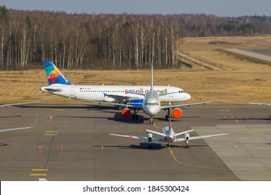 Kaunas Airport Apron (April 2017, Kaunas Airport/Lithuania) 