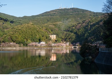 Kawachi Reservoir, An Industrial Heritage Site In Kitakyushu City, Fukuoka Prefecture