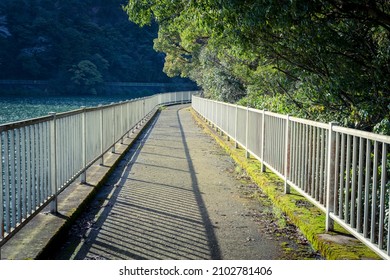 Kawachi Reservoir, An Industrial Heritage Site In Kitakyushu City, Fukuoka Prefecture