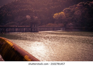 Kawachi Reservoir, An Industrial Heritage Site In Kitakyushu City, Fukuoka Prefecture