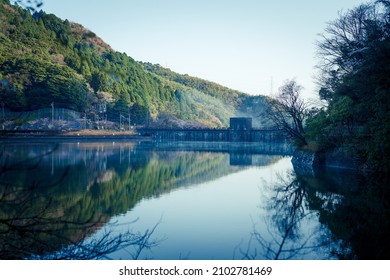 Kawachi Reservoir, An Industrial Heritage Site In Kitakyushu City, Fukuoka Prefecture