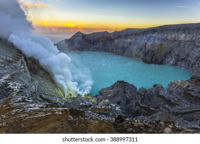 Kawah Ijen Volcano.
The Ijen volcano complex is a group of stratovolcanoes in the Banyuwangi Regency of East Java, Indonesia.