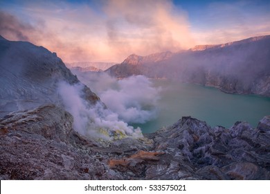Kawah Ijen Volcano. The Ijen volcano complex is a group of stratovolcanoes in the Banyuwangi Regency of East Java, Indonesia.