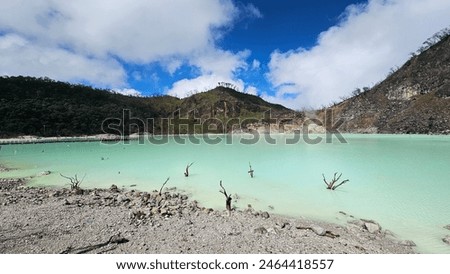 Kawah Putih lake, Java, Indonesia