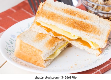 Kaya Toast With Soft Boiled Egg 