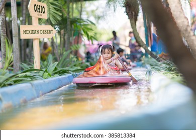 Kayak at Amusement park