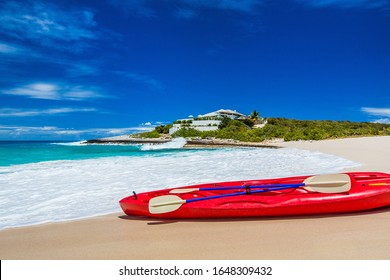 Kayak On The Beach In Anguilla