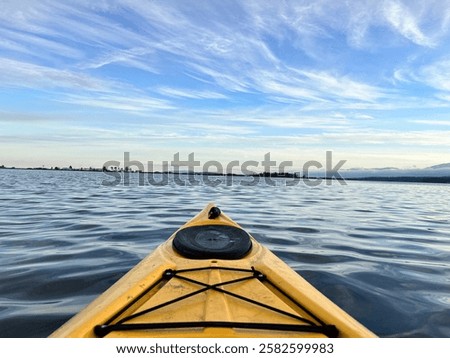 Kayaking in Comox Harbour in Canada