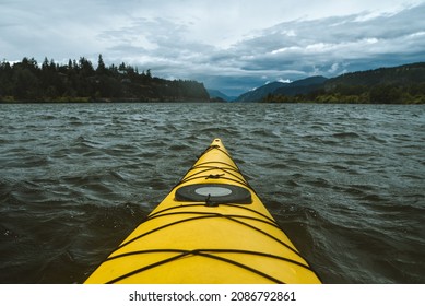 Kayaking In Hood River, Oregon 