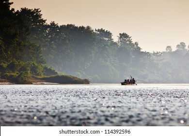 Kayaking at Narayani-Rapti river in Chitwan national park