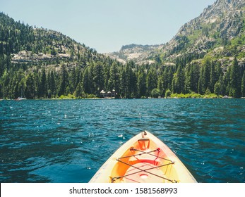 Kayaking On Emerald Lake, Tahoe