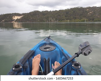 Kayaking On The River In Wooli New South Wales 