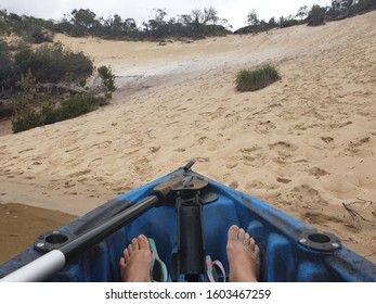 Kayaking On The River In Wooli New South Wales 