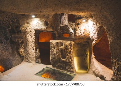 Kaymakli Underground City In Cappadocia, Turkey