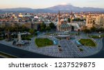 kayseri city center sunrise and historic kayseri castle