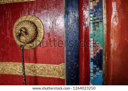 Kaza, Spiti-The Middle Land, Himachal Pradesh / India: Kye Gompa (monastery), architecture in the cold desolate desert Himalayan mountain valley. The highest motor-able village at 4520 metres.