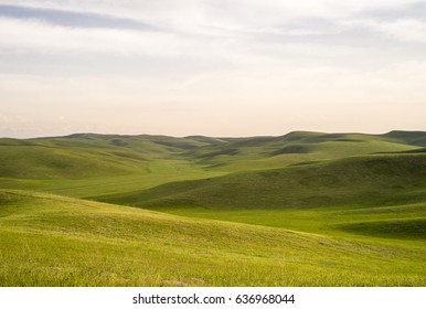 Kazakhstan Steppe Panorama View