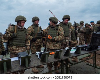 Kazan, Russia. 08 November 2021. Training Soldiers In New Techniques. Army Exercises Of Collective Security Treaty Organization Countries