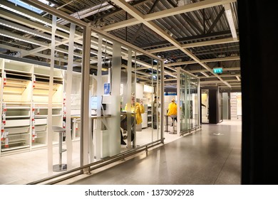 Kazan, Russia - Oktober 17, 2018: Interior of large IKEA store with a wide range of products in Russia in Kazan city - Shutterstock ID 1373092928