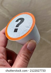 K-Cup Pods With A Question Mark. Single-serve Coffee Container. Mystery Flavor, Questions, Discussion Or Help. 