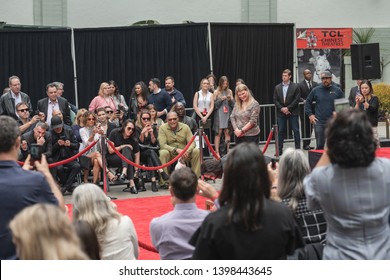 Keanu Reeves. Actor's Handprints and Footprints Cemented on Hollywood Boulevard. Chinese Theater Event, Guests, Celebrities, Halle Berry, Laurence Fishburne.
Hollywood, California, USA, May 14, 2019