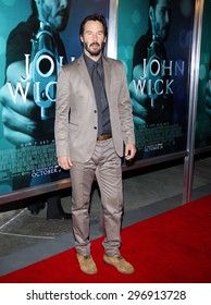 Keanu Reeves at the Los Angeles premiere of "John Wick" held at the ArcLight Cinemas in Los Angeles on October 22, 2014 in Los Angeles, California. 