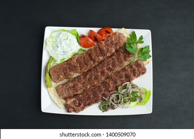 Kebab With Rice  Kurdish Food 