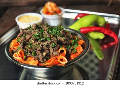 Kebda its famous egyptian food - Shutterstock ID 1838731312