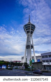 KEDAH, MALAYSIA - July 20, 2018 : A View Of TM Tower ( Menara Alor Setar ) At Alor Setar City. Among A Attraction For Tourist At Kedah
