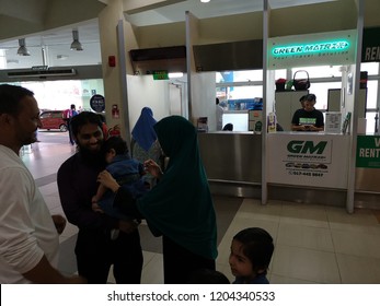 KEDAH,MALAYSIA ,16 OCT 2018 : Inside View Of Alor Setar Sultan Abdul Halim Airport. 