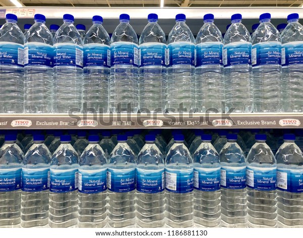 Kedahmalaysia 19092018 Tesco Brand Drinking Water Stock Photo ...