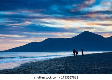 Keel Point, County Down At Sunset