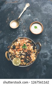 Keema Kheema Biryani Fragrant Spicy Minced Stock Photo