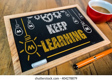 Keep Learning Concept