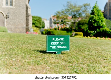 'Keep Off The Grass'