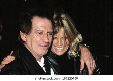 Keith Richards And Wife Patti Hansen At Premiere For GOSFORD PARK, NY 12/3/2001