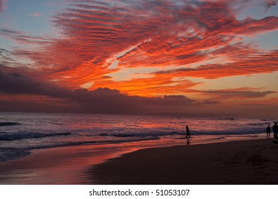 Kekaha Beach Sunset - Kauai, Hawaii