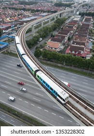 Kelana Jaya, Malaysia. Jan 04 2019. Light Rail Transit (LRT) Of The LRT Kelana Jaya Line. Formerly Known As The LRT Putra.