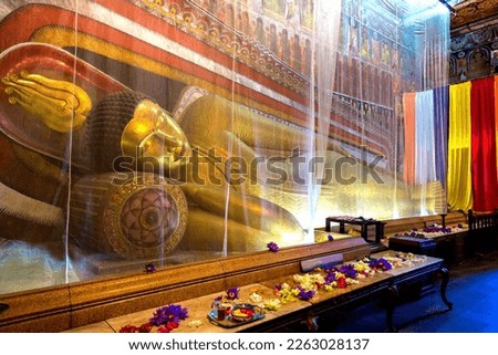 Kelaniya Raja Maha Viharaya temple in Colombo, Sri Lanka