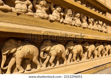Kelaniya Raja Maha Viharaya temple in Colombo, Sri Lanka