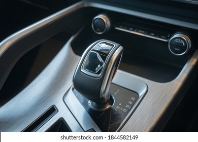 Kelantan, Malaysia - 30 October 2020: A Photograph Of Brand New 2020 Proton X50 Interior.