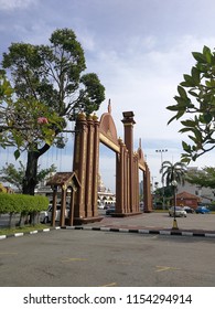 KELANTAN, MALAYSIA , MARCH 29, 2017: Archway Of Kota Sultan Ismail Petra Or Kota Sultan Ismail Petra Arch Located In Kota Bharu, Kelantan, Malaysia.