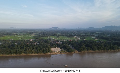 Kelantan River Aerial View Pasir Mas