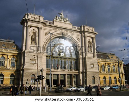 Keleti railway station in Budapest