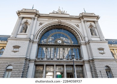 Keleti railway station in Budapest, Hungary