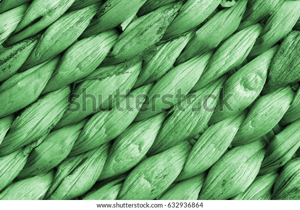 Kelly Green Raffia Place Mat Extra Stock Photo Edit Now 632936864