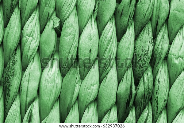 Kelly Green Raffia Place Mat Extra Stock Photo Edit Now 632937026