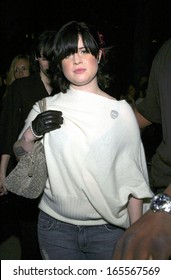 Kelly Osbourne At 2006 Olympus Spring/Summer Fashion Week, Bryant Park, New York, NY, September 10, 2005