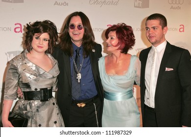 Kelly Osbourne, Ozzy Osbourne, Sharon Osbourne And Jack Osbourne