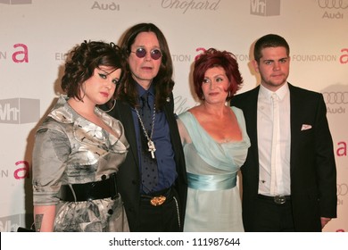 Kelly Osbourne, Ozzy Osbourne, Sharon Osbourne And Jack Osbourne